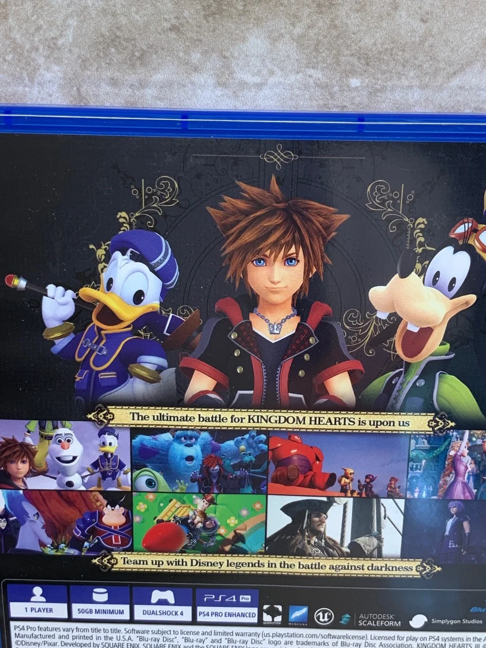 Sony PS4 Kingdom Hearts III 3 Disney and Square Enix E10+ PlayStation 4 Complete